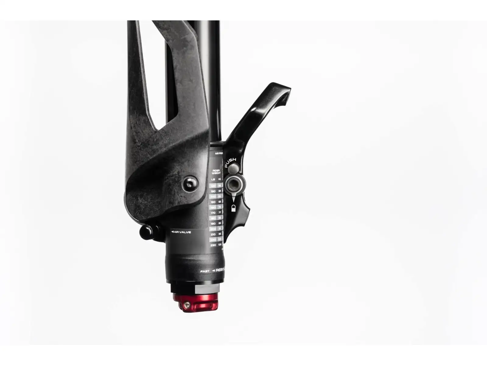 Cannondale Lefty Ocho Carbon Standard Open 29" 100 mm Federwegsgabel.