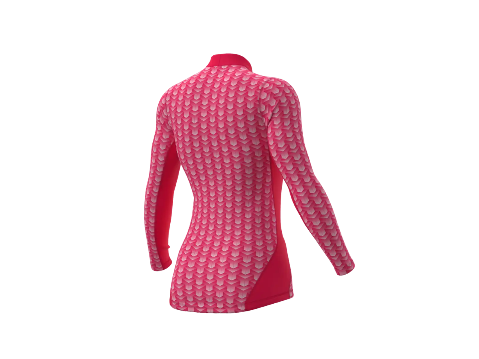 Alé Intimo Cubes Damen-Funktionslangarmshirt Erdbeere