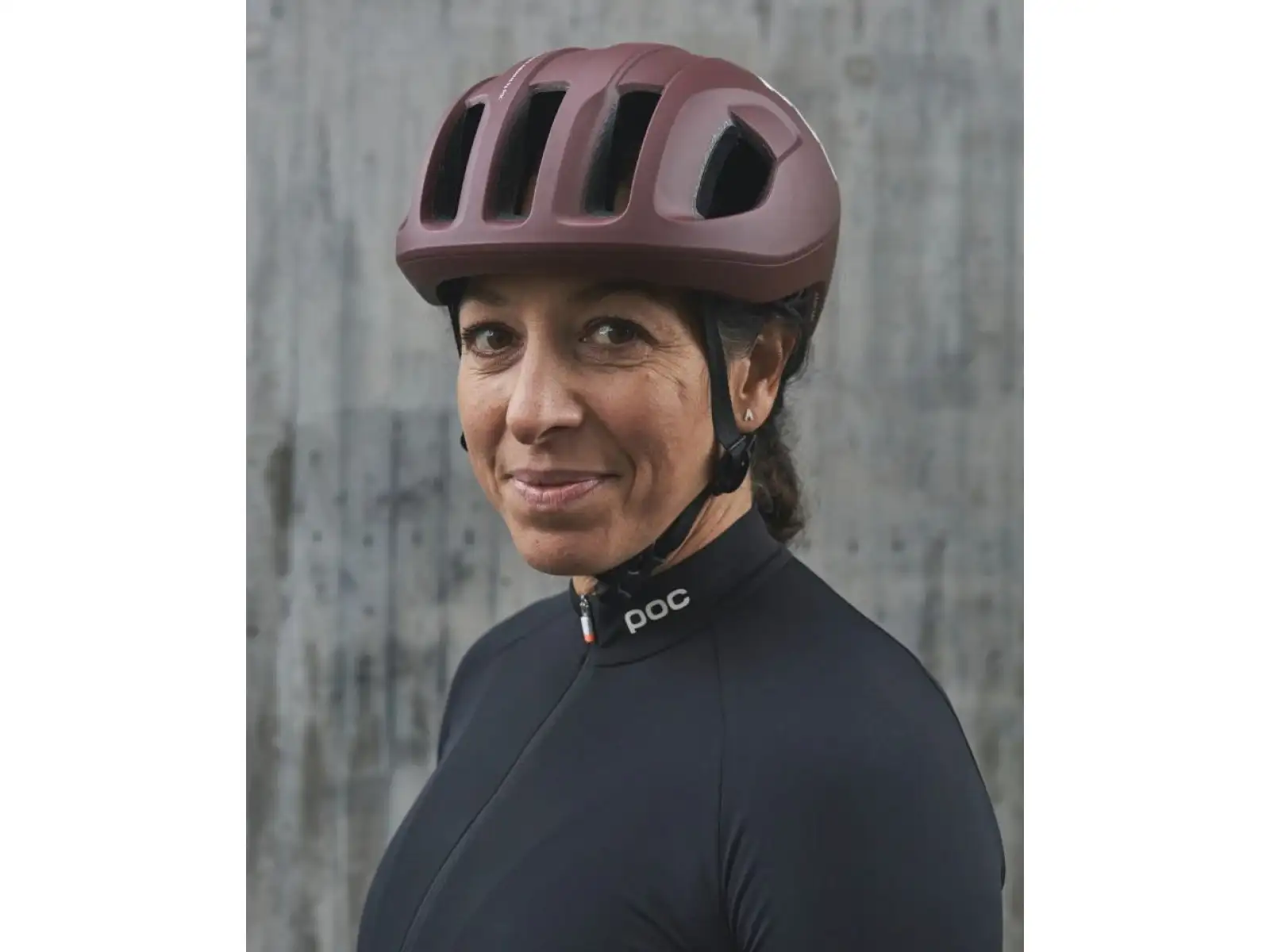 POC Ventral MIPS Helm Garnet Red Matt