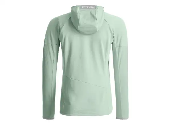 Ortovox Fleece Light Grid Hoody Damen-Sweatshirt Green Acid