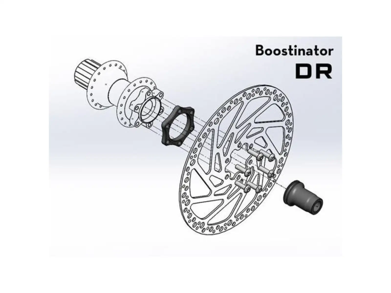 Wolf Tooth Boostinator DR Adapter für BOOST für DT Swiss Ratchet Hinterrad