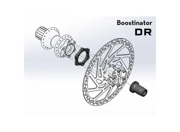 Wolf Tooth Boostinator DR Adapter für BOOST für DT Swiss Ratchet Hinterrad