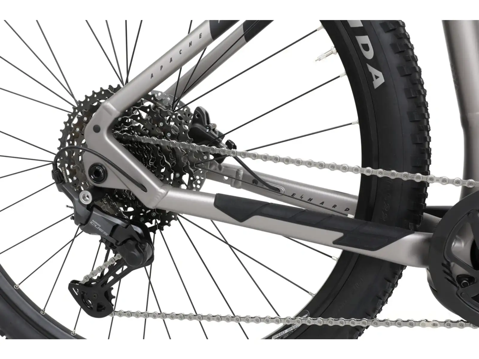 Apache Falcon 2 Bosch CX 800 Wh Mountain E-Bike grau