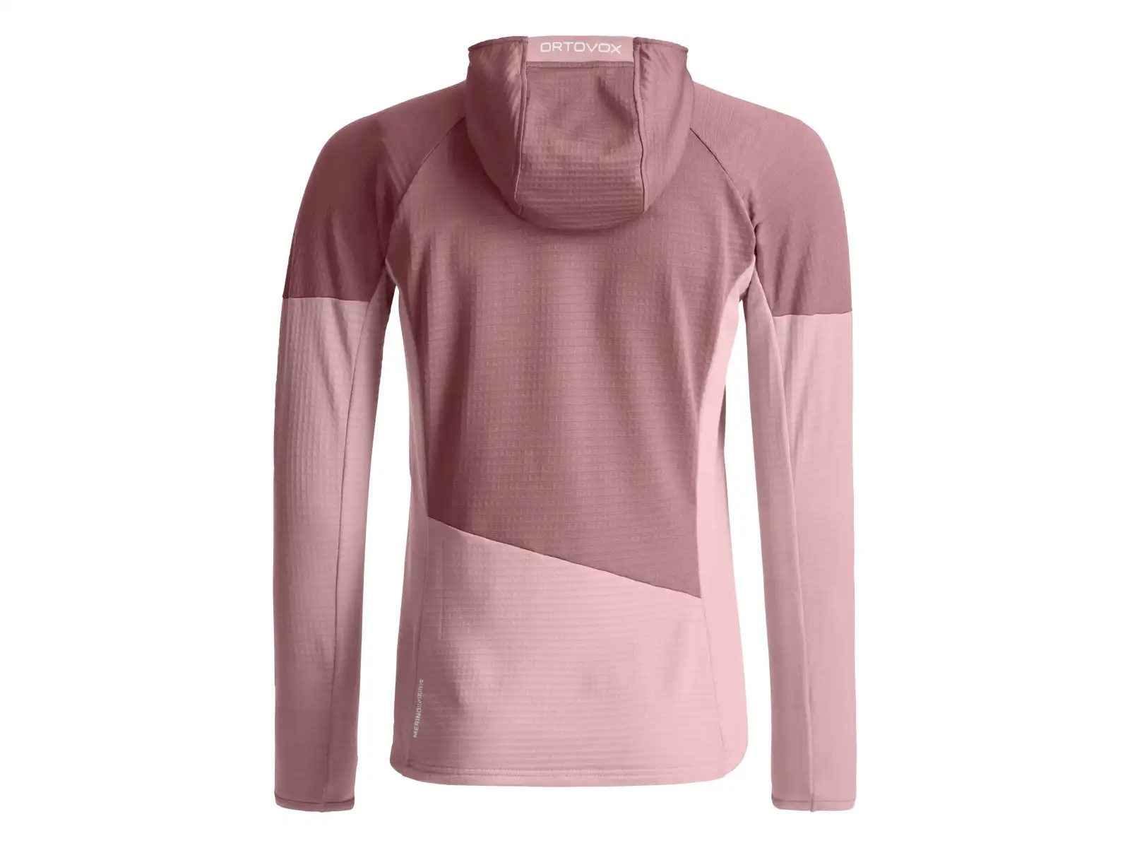 Ortovox Fleece Light Grid Hoody Damen-Sweatshirt Dawn Rose