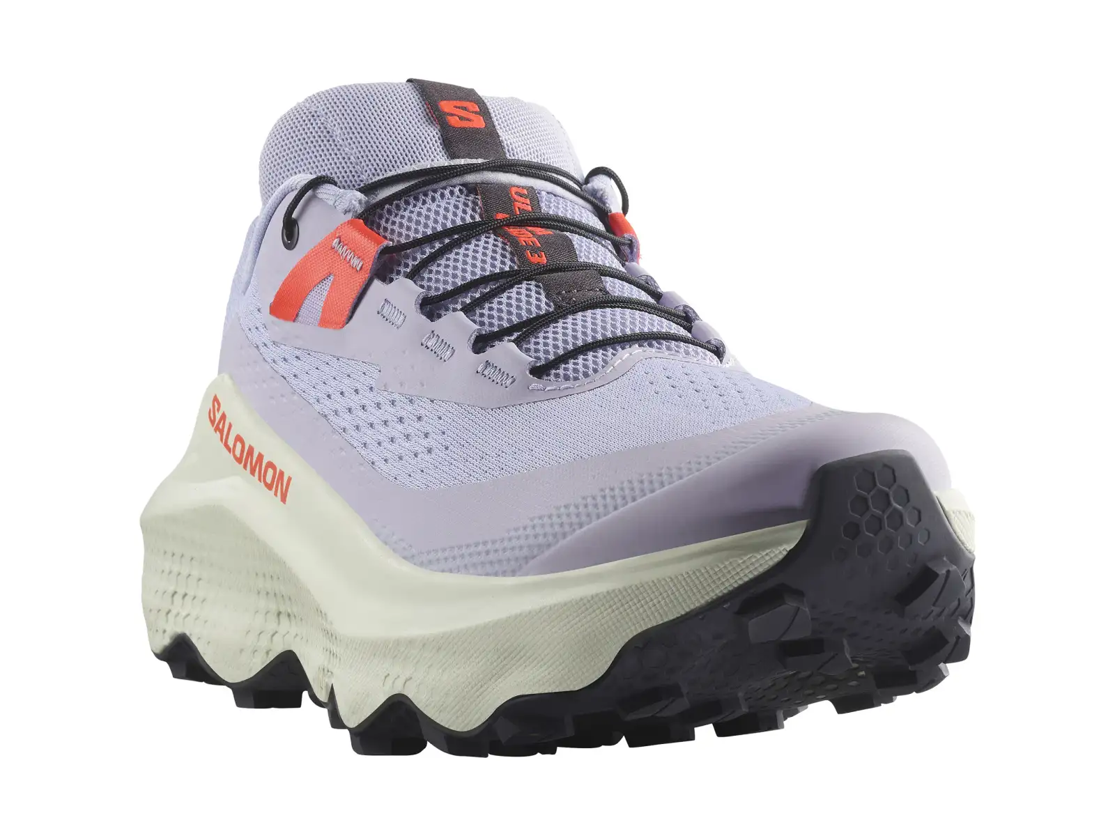Salomon Ultra Glide 3 Damenlaufschuhe Cosmic Sky/Icicle/Neon Flame