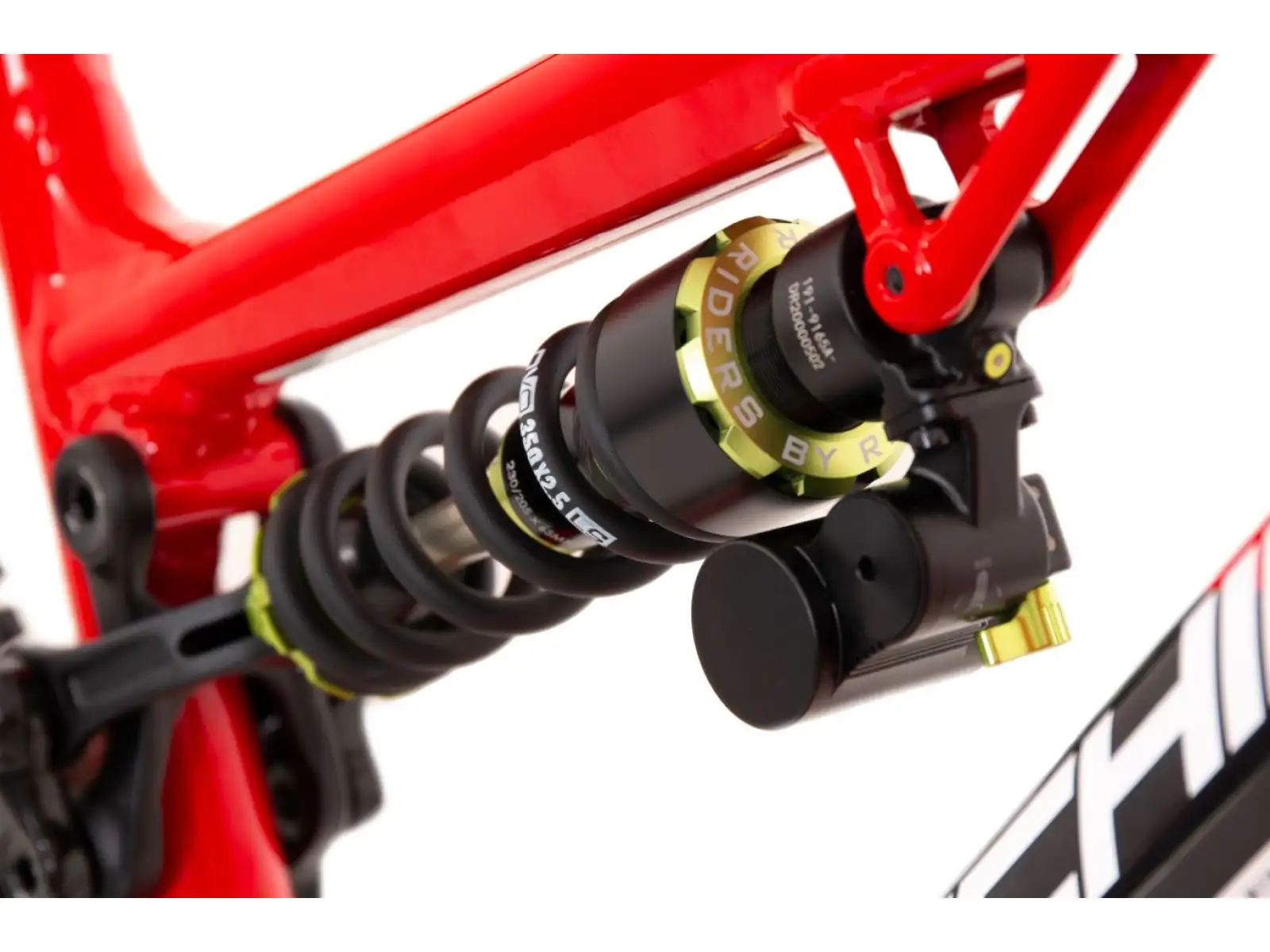 Rock Machine Blizzard 70-297 rot/weiß vollgefedertes Mountainbike