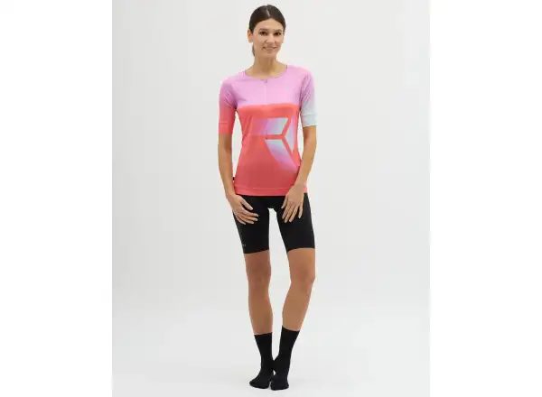 Silvini Stabina Damen Freies Trikot Kurzarm Blush/Coral