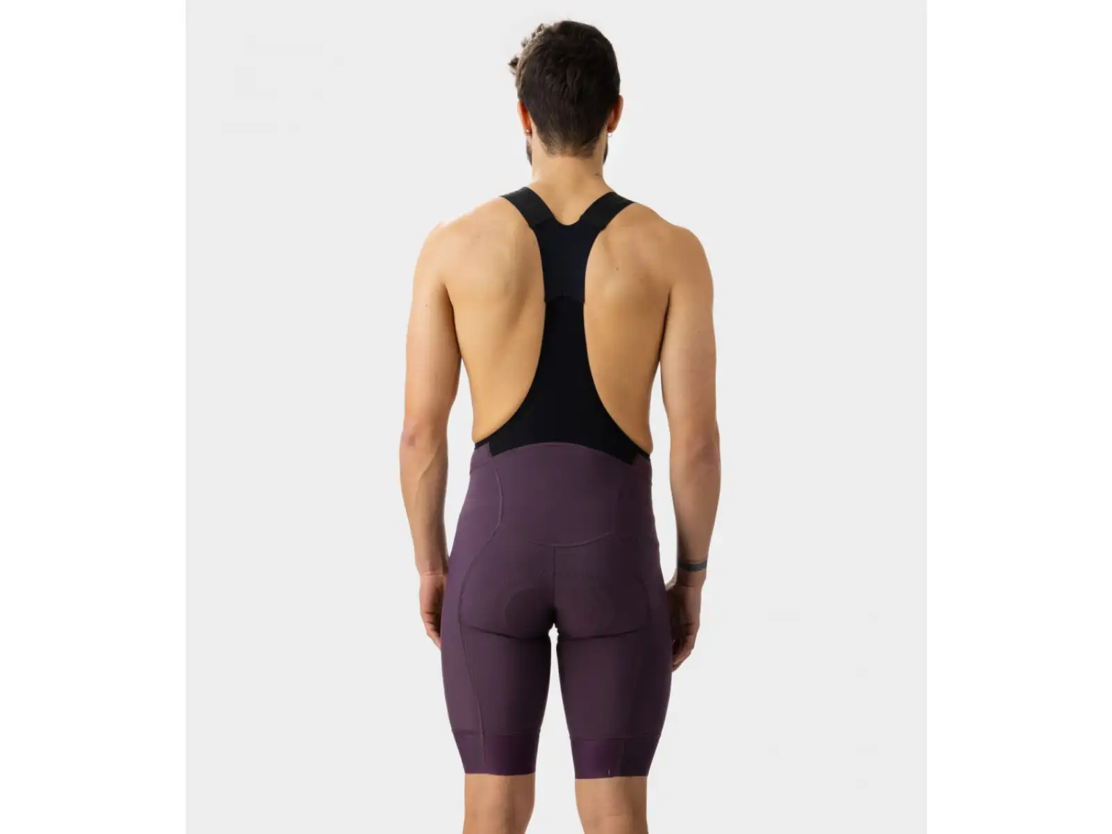 Alé PR-E Magic Colour Herren-Bermudashorts mit Latz und Polsterung Bordeaux