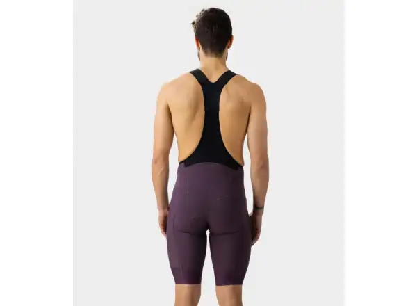 Alé PR-E Magic Colour Herren-Bermudashorts mit Latz und Polsterung Bordeaux