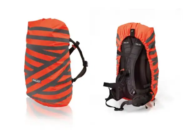 XLC Rucksack Regenhülle 25 l orange/silber