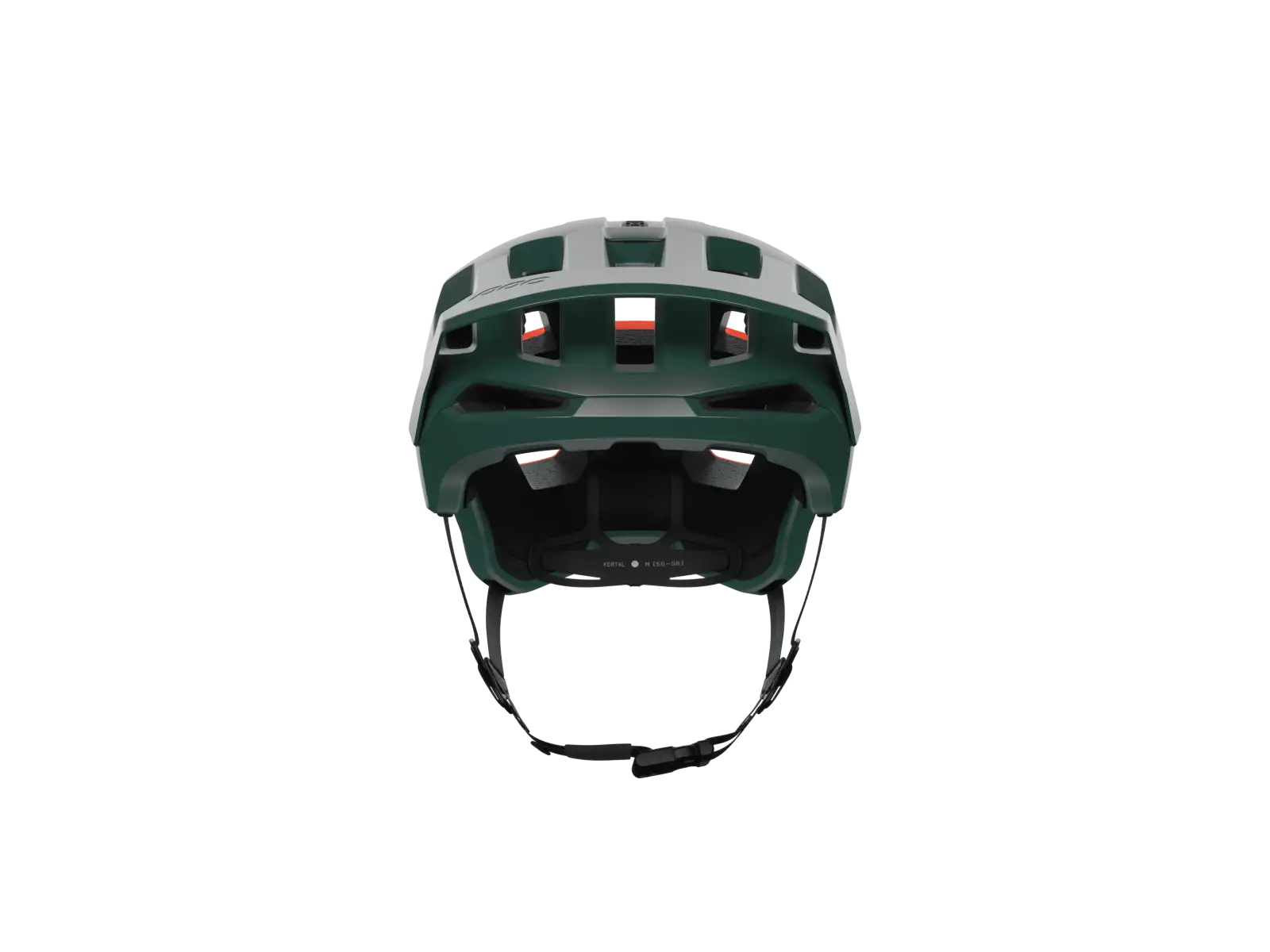 POC Kortal Race MIPS MTB Helm Pargasite Green Matt/Fluorescent Orange Matt