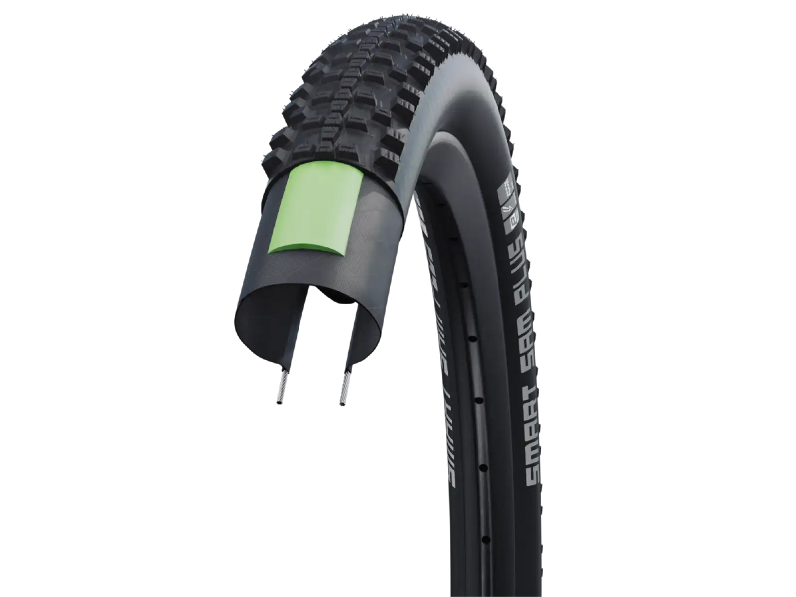 Schwalbe Smart Sam PLUS Performance E-50 Addix 27,5x2,10" MTB Drahtreifen schwarz/reflex