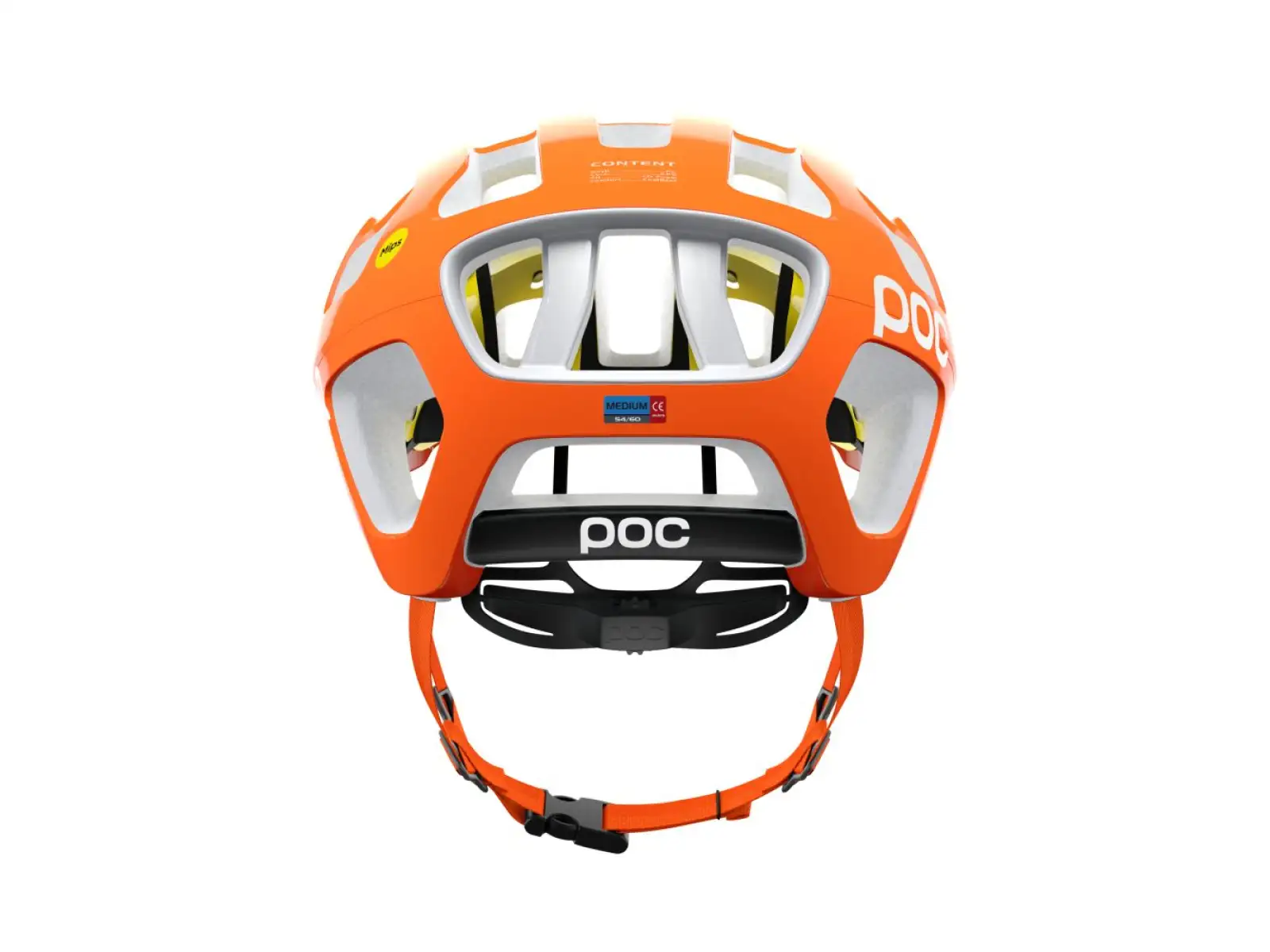 POC Octal MIPS Fahrradhelm Fluorescent Orange AVIP