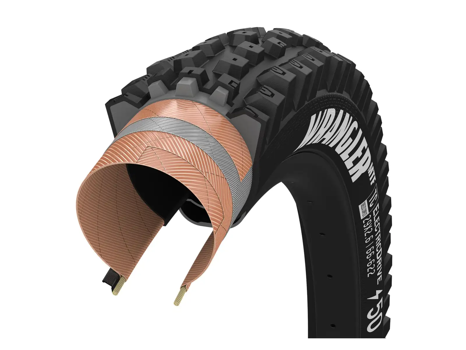 MTB Reifen Goodyear Wrangler MTF 29x2,40" Tubeless Kevlar