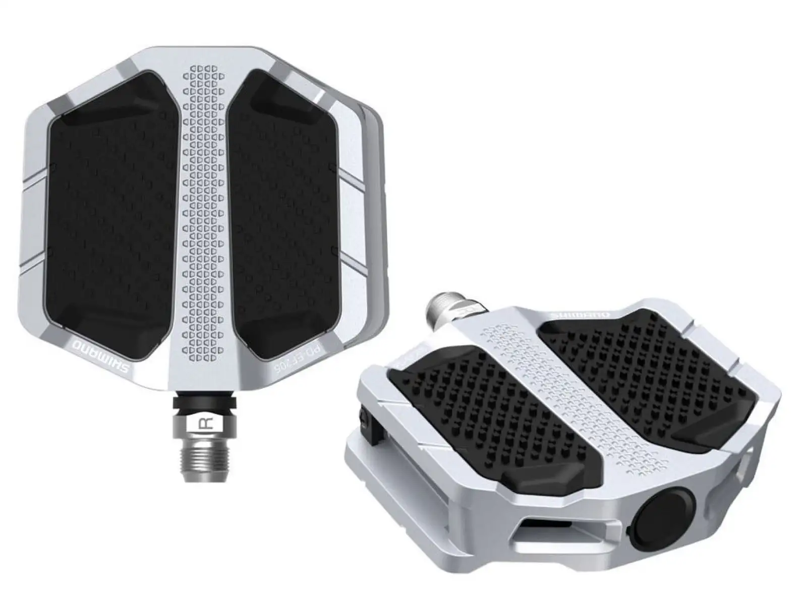 Shimano PD-EF205 Flat Plattformpedale Silber
