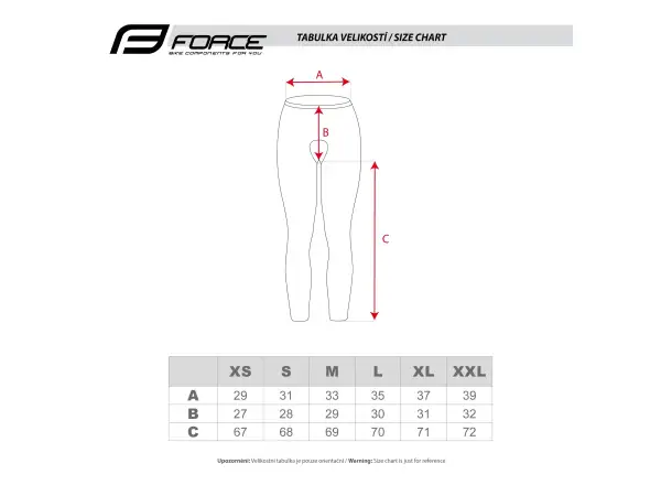 Force Ridge Lady Damenhose mit hoher Taille ohne Einlage schwarz/grau