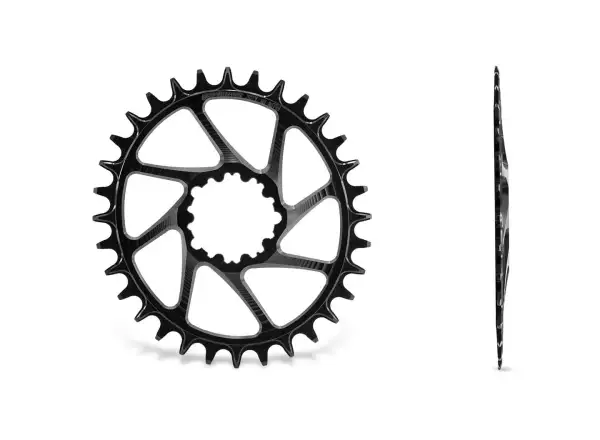 Garbaruk Oval MTB Kettenblatt Sram Boost Schwarz 32Z