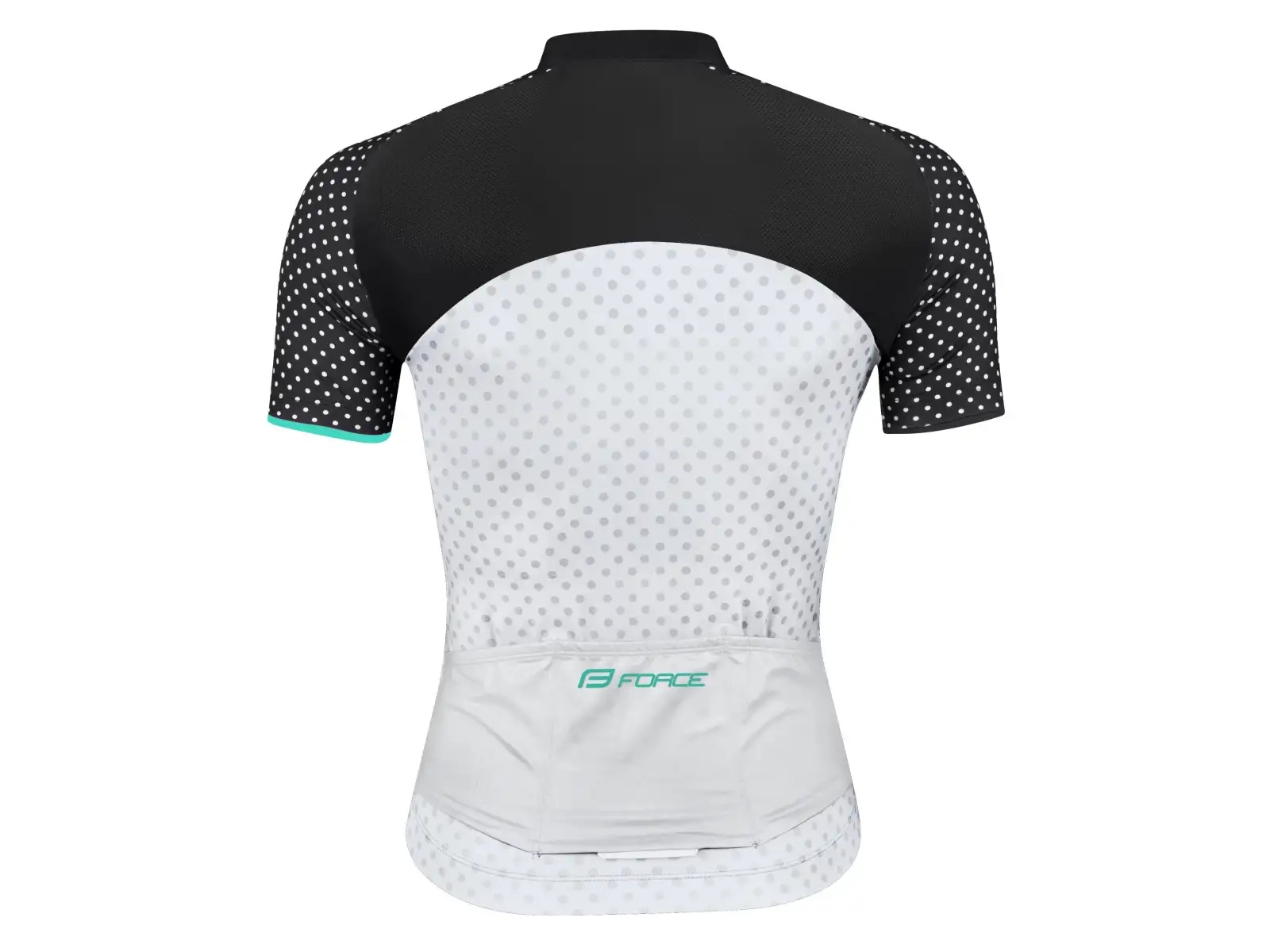 Force Points Damen Kurzarmtrikot schwarz/weiß/türkis