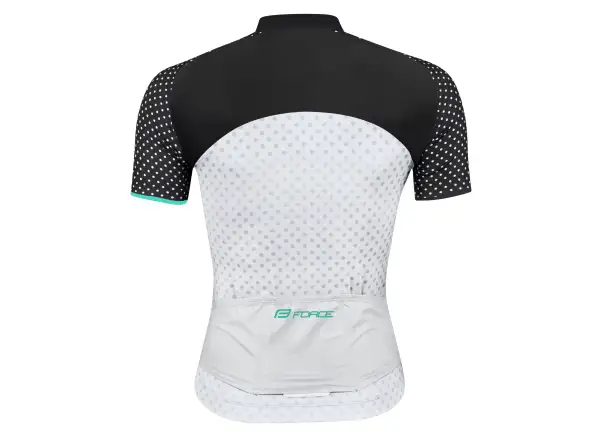 Force Points Damen Kurzarmtrikot schwarz/weiß/türkis