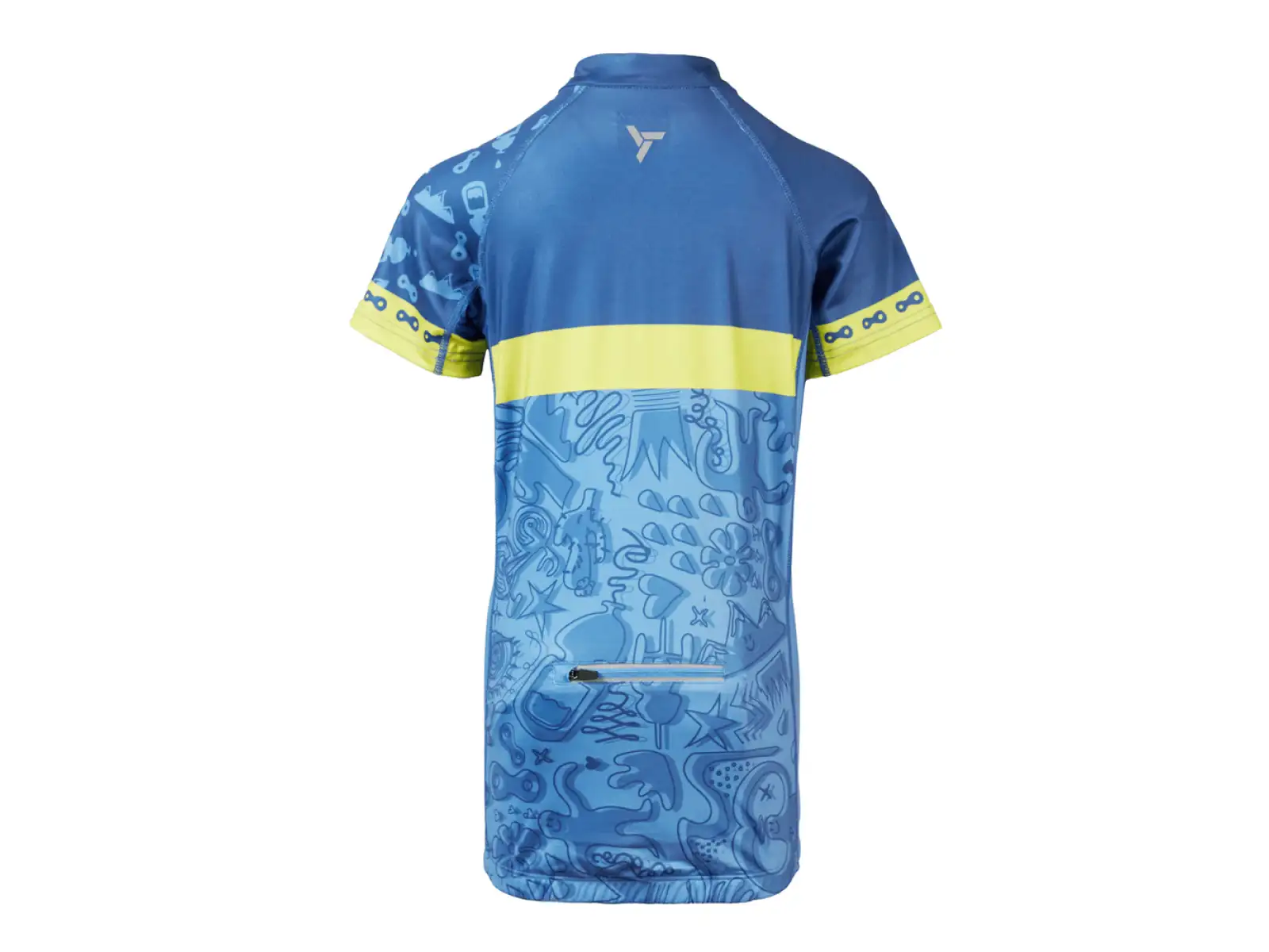 Silvini Scrivia Kindertrikot blau/limette