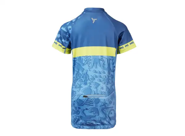 Silvini Scrivia Kindertrikot blau/limette