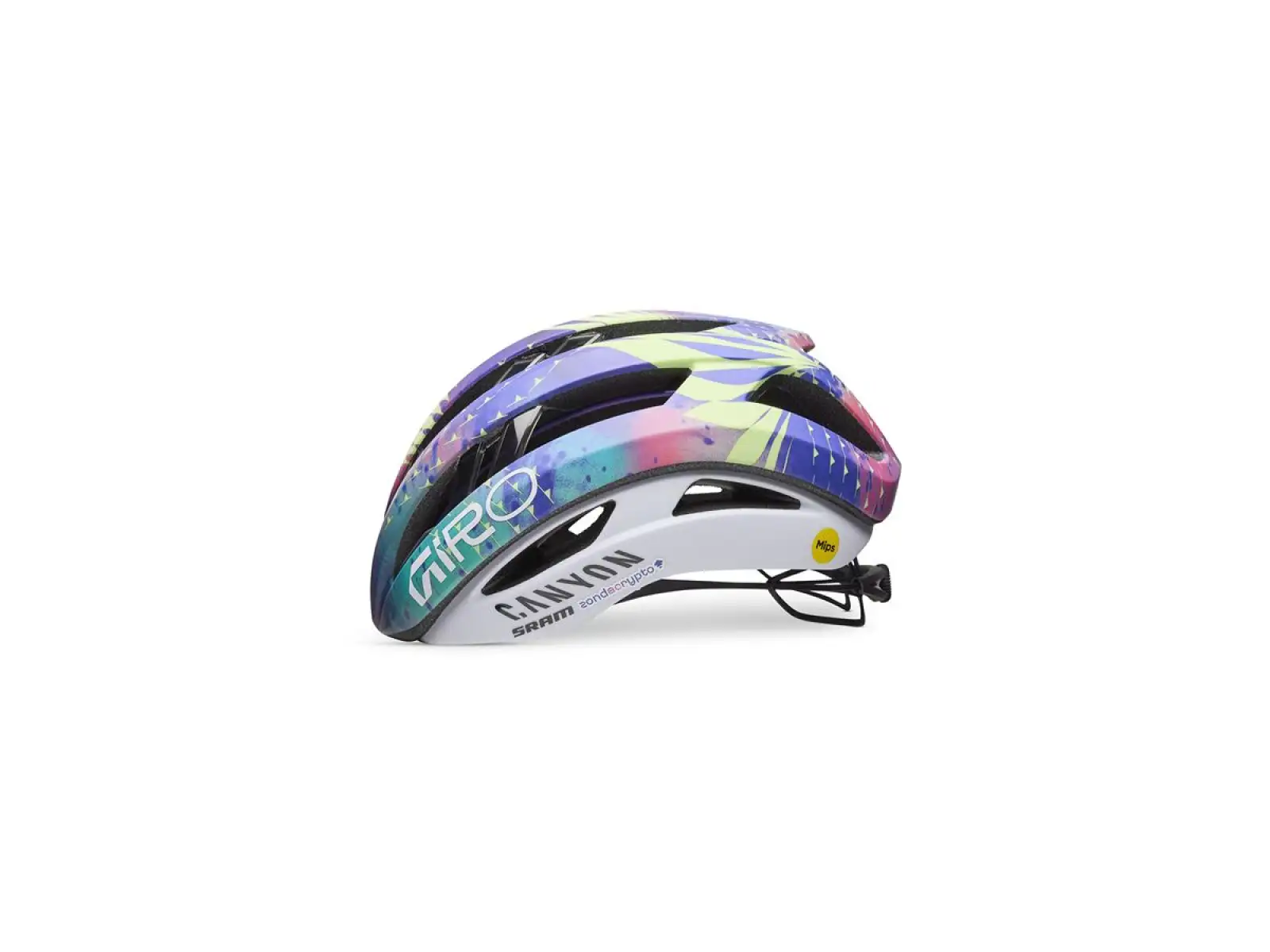 Giro Aries Spherical Helm Mattweiß/schwarz Canyon/SRAM