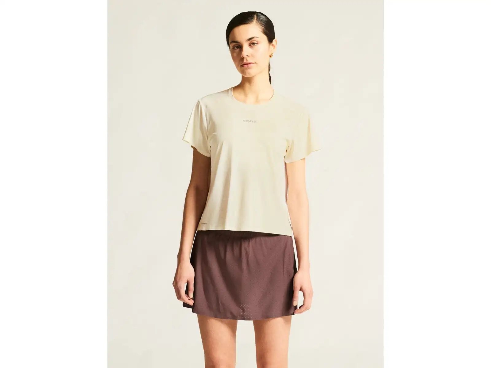 Craft Hypervent Damen-T-Shirt Kurzarm weiß