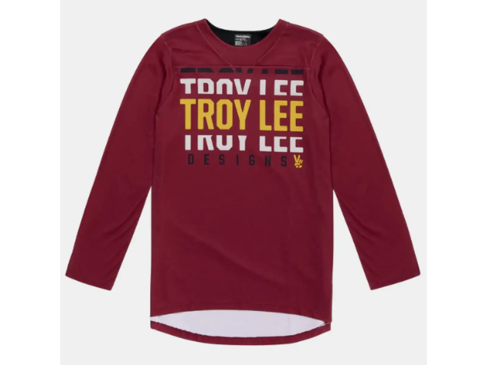 Troy Lee Designs Ruckus Spun Herren-Jersey 3/4 Ärmel Oxblood