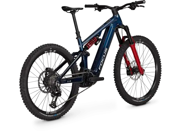 Focus SAM 9 800Wh vollgefedertes E-Bike Azurblue / Sydneyblue