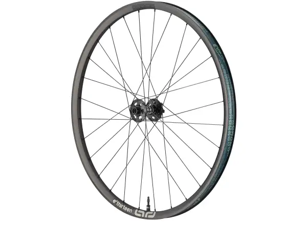 E-13 Sylvan Race Carbon E-Spec Boost 27,5" Vorderrad in Schwarz.