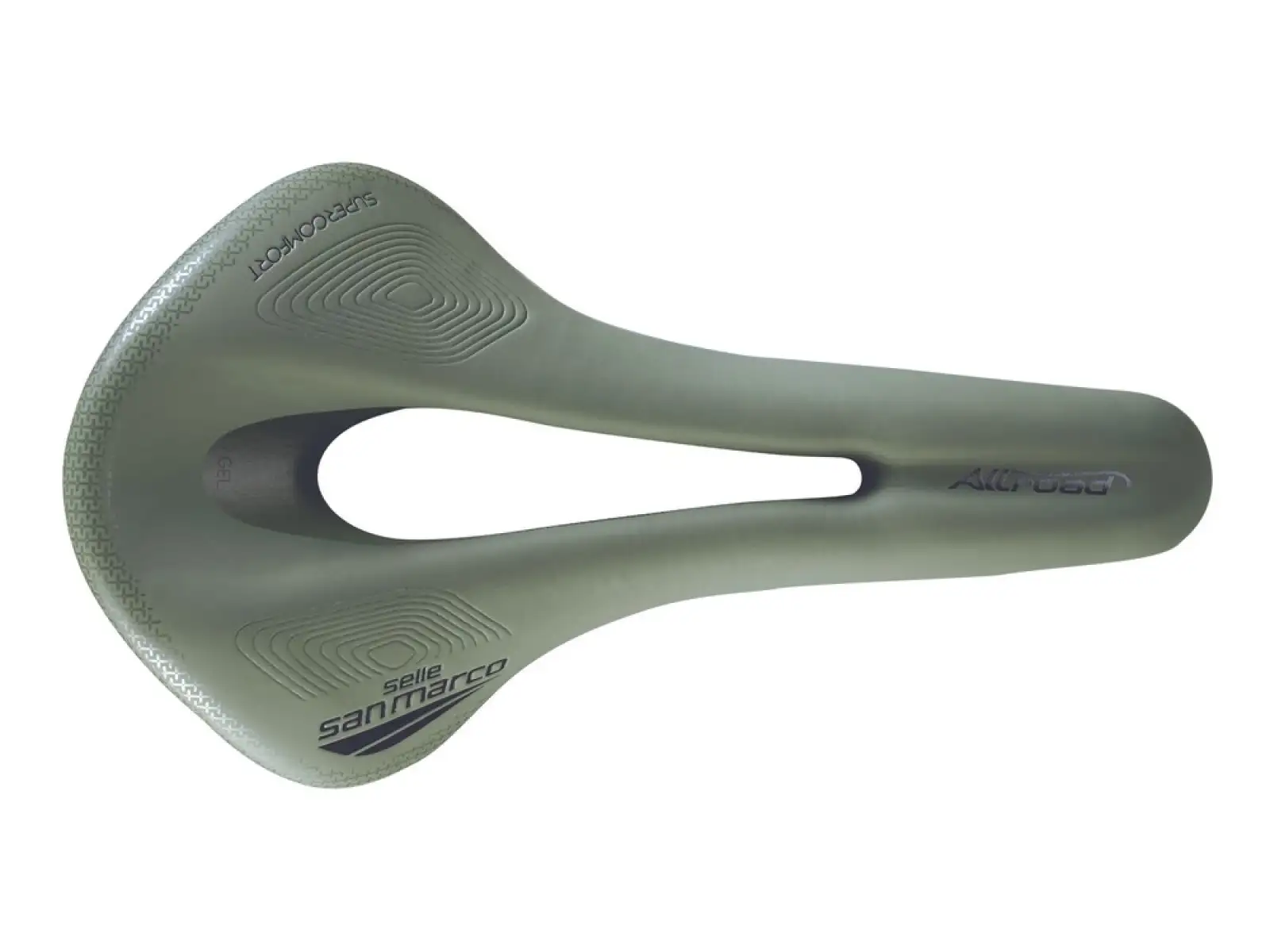 Selle San Marco Allroad Supercomfort Racing Wide Sattel Grün