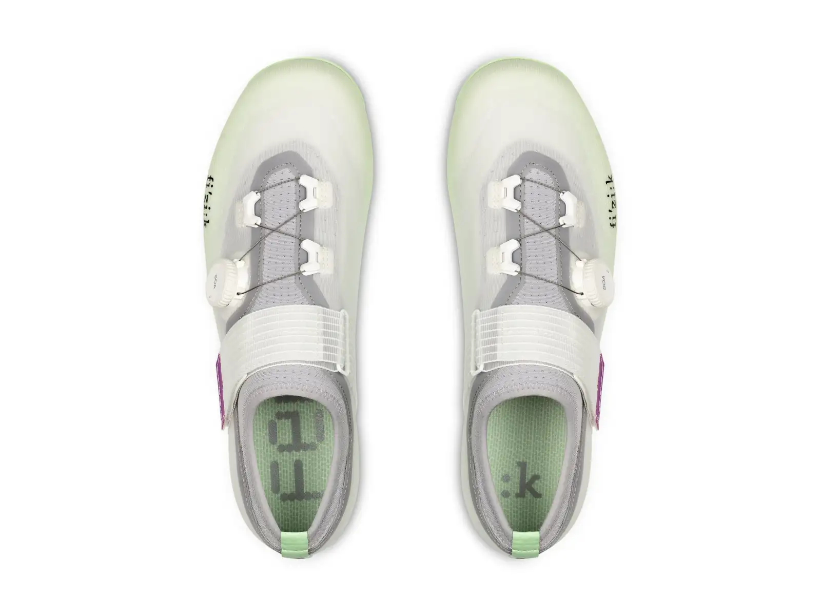 Fizik Vento Ferox 2.0 Radschuhe Light Grey/Mint Green
