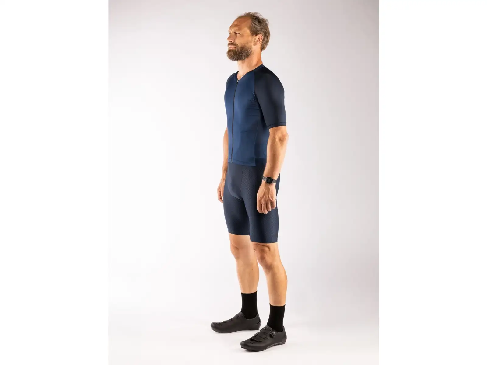 Force Script Herren Trikot kurzarm Dark Blue