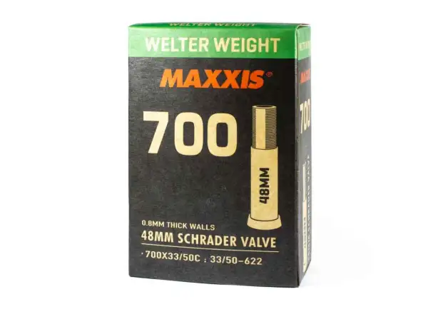 Maxxis Welter Weight 700x33/50 Trekking Schlauch mit Autoventil 48 mm