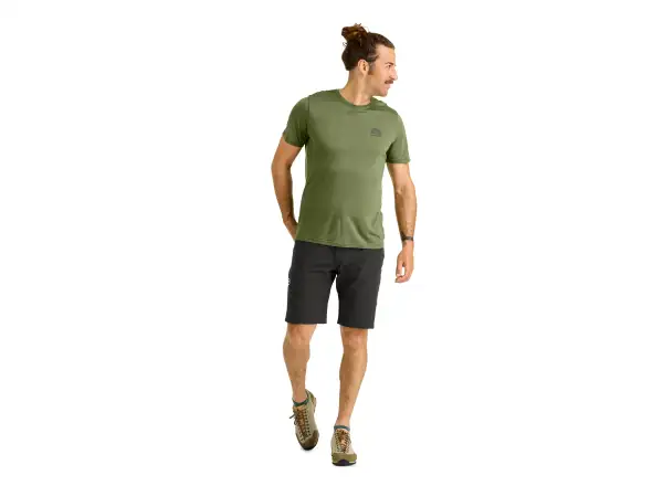 Ortovox 120 Cool Tec Mtn Stripe Herren T-Shirt Red Malbec
