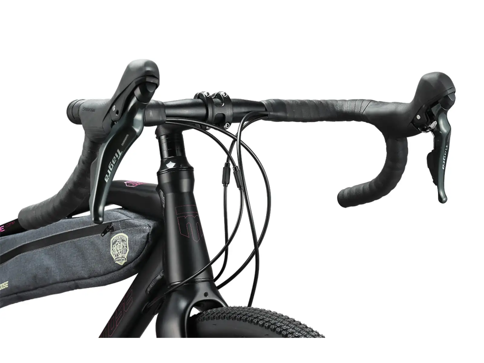Mongoose Guide Comp Schwarz/Rosa Schotterfahrrad