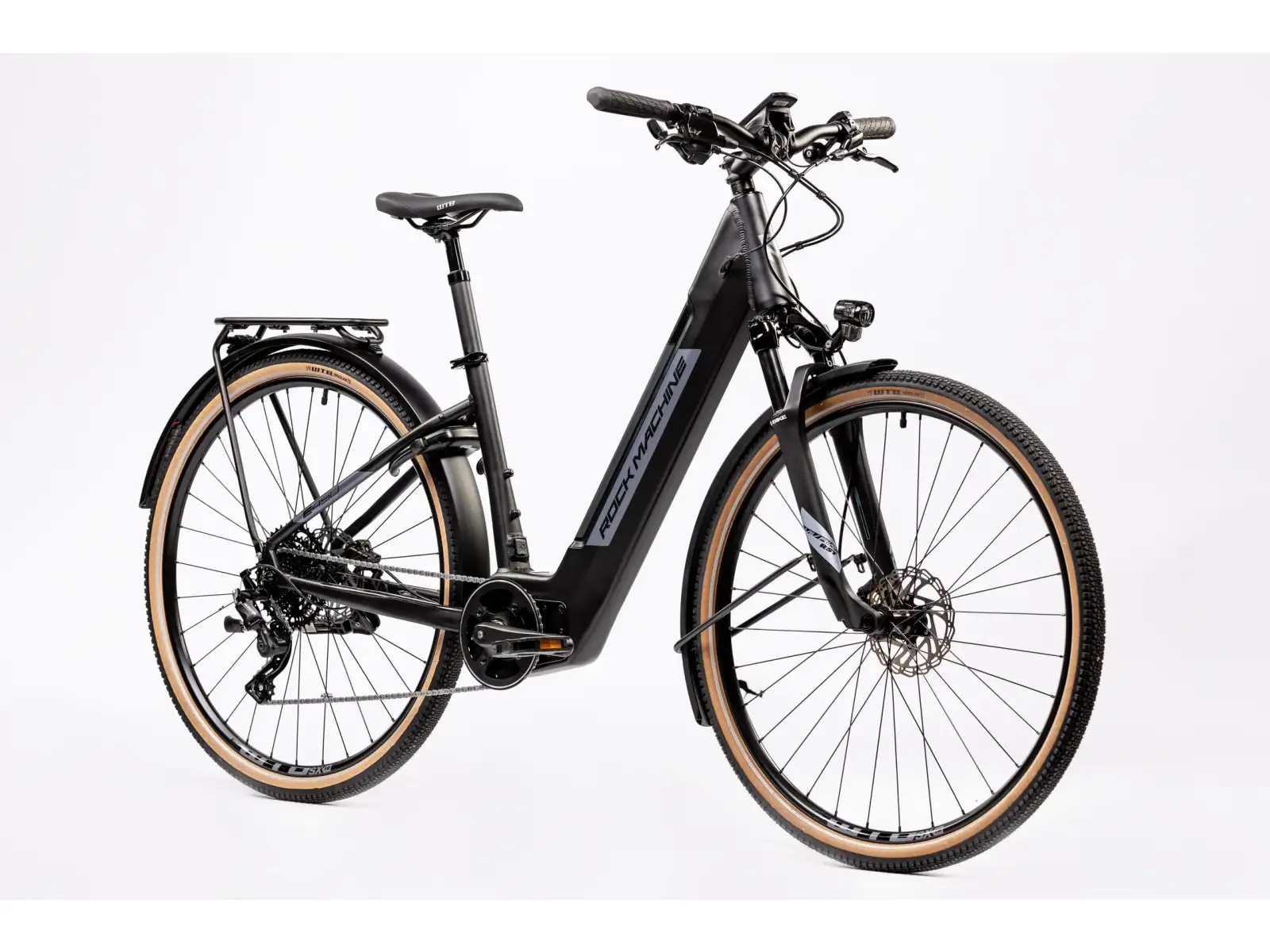 Rock Machine Crossride INT e450 Touring Elektrofahrrad Matte Black/Grey