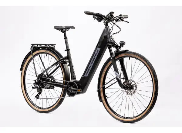 Rock Machine Crossride INT e450 Touring Elektrofahrrad Matte Black/Grey