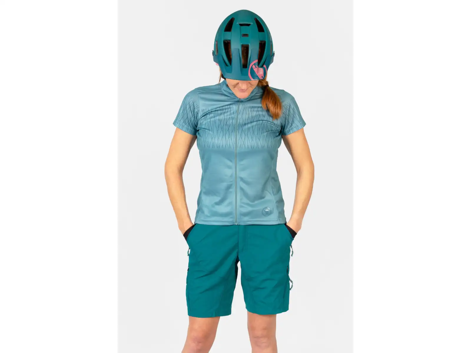 Endura Hummvee Ray Damen-Trikot kurzarm Moos
