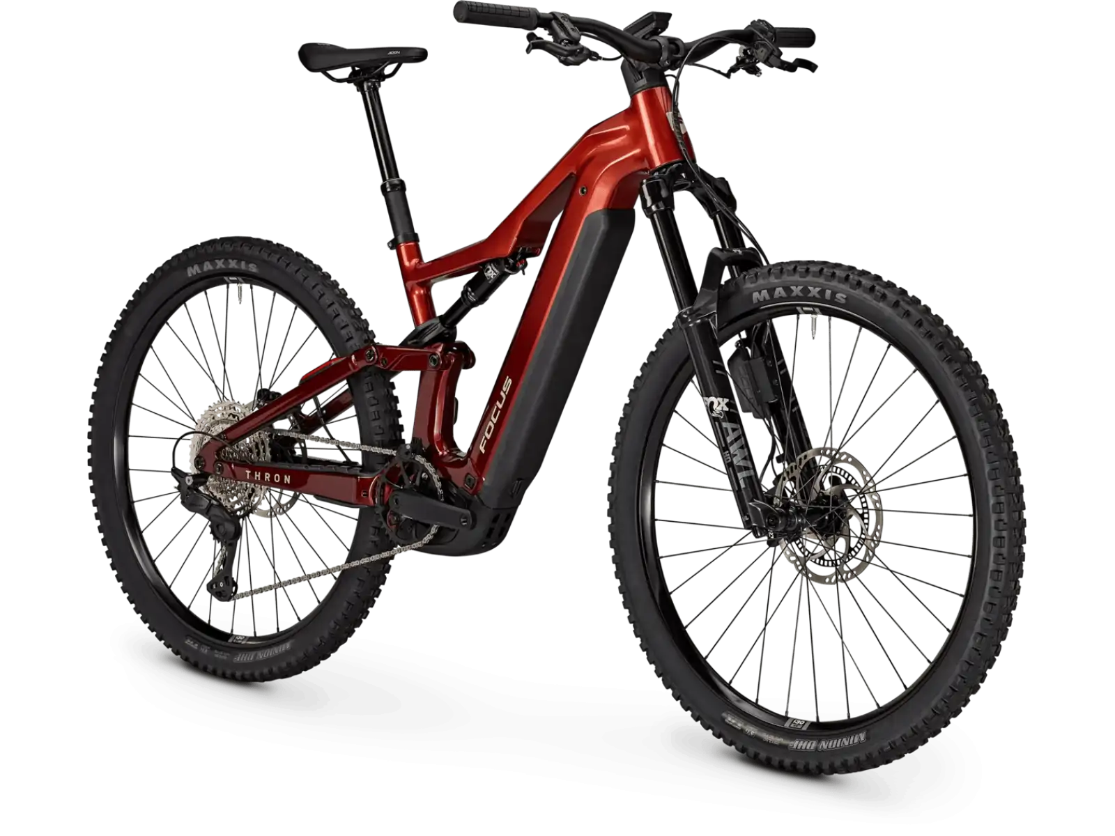 Focus THRON 9 800Wh vollgefedertes E-Bike Maroonred / Darkmaroon