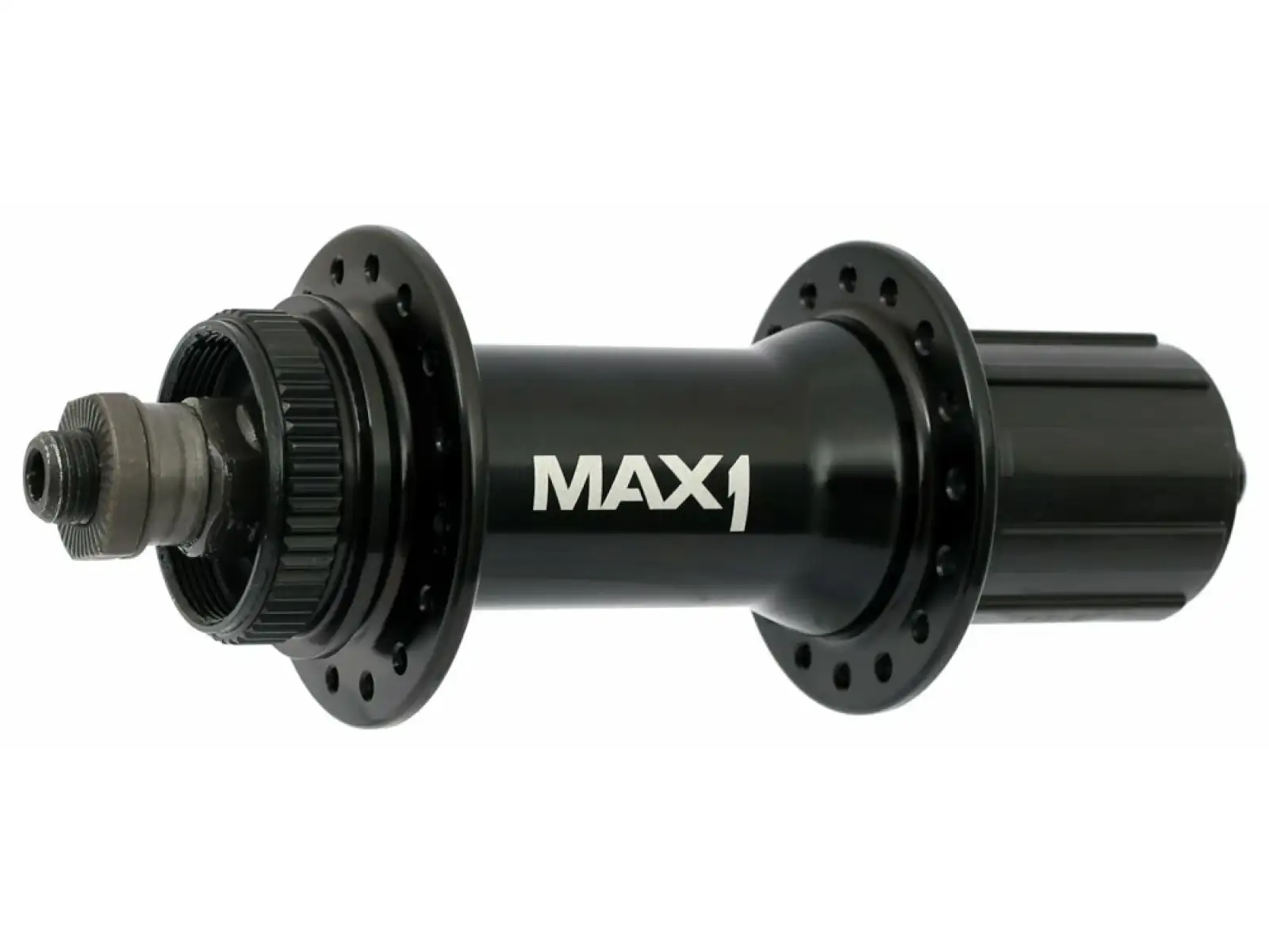 MAX1 Sport Mini Boost CL Hinterradnabe 5x141 mm schwarz 32 Löcher Walnuss HG9