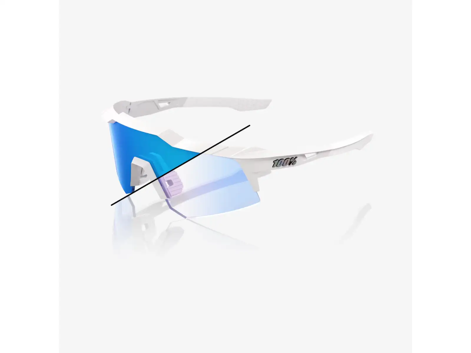 100 % Speedcraft Brille XS LE Bastille Blue Mirror Photochromic