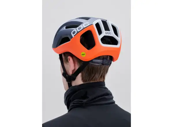 POC Ventral Air MIPS Helm Apatite Navy Matt/Fluo. Orange Matt/Hydrogen White