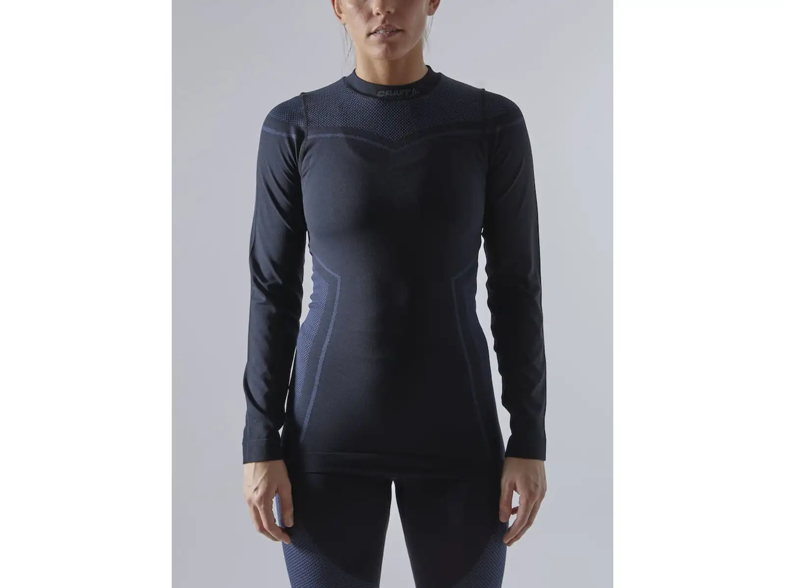 Craft Core Dry Fuseknit Damen-Set Langarmshirt+Hose Black