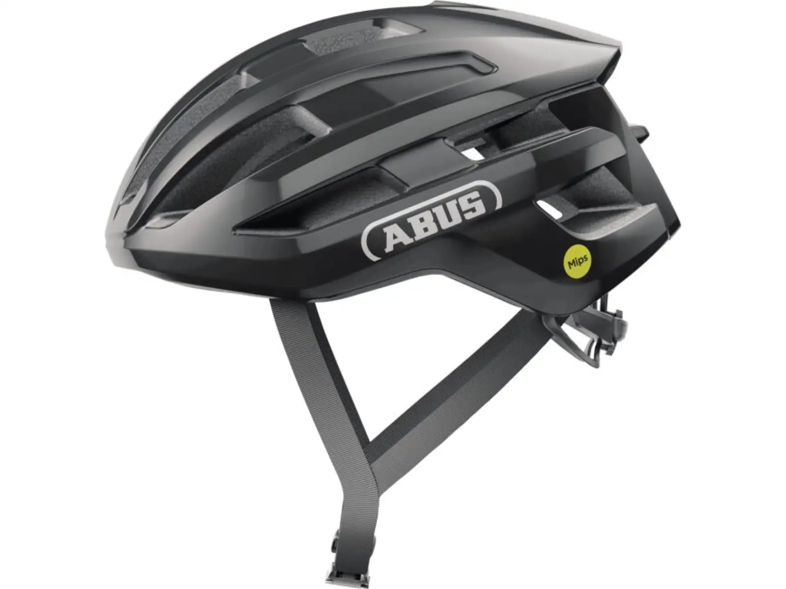 Abus PowerDome MIPS Helm Glänzend Schwarz