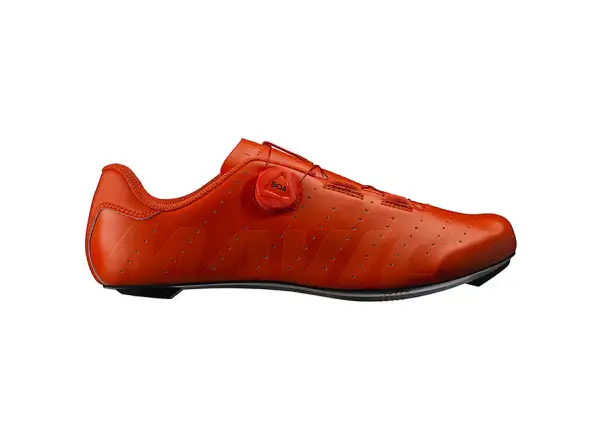 Mavic Cosmic Boa Straßenradschuhe für Herren Rot Orange/Schwarz