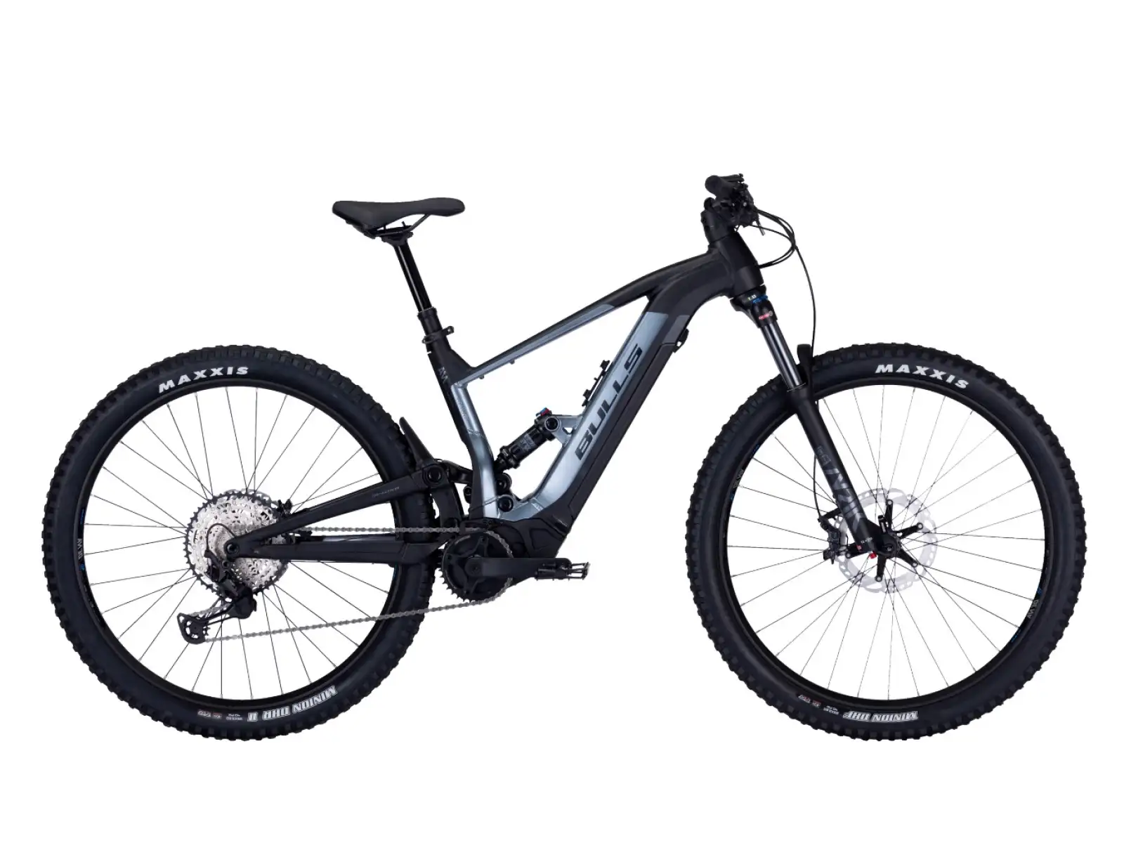 Bulls E-Stream EVO AM4 925 Wh E-Bike Black / Chrome Silver