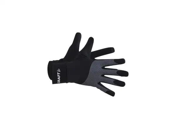 Craft ADV Lumen Fleece Laufhandschuhe Schwarz