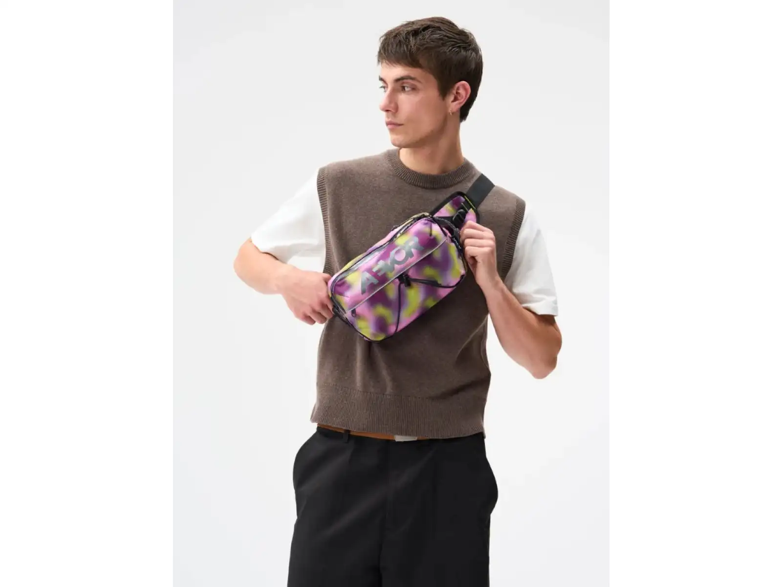 Aevor Bar Bag Lenker-/Schultertasche Ripstop Psychedelic Slush