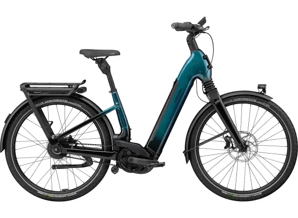 Cannondale Mavaro 1 LSTH Deep Teal Tiefeneinsteiger-Stadtelektrofahrrad